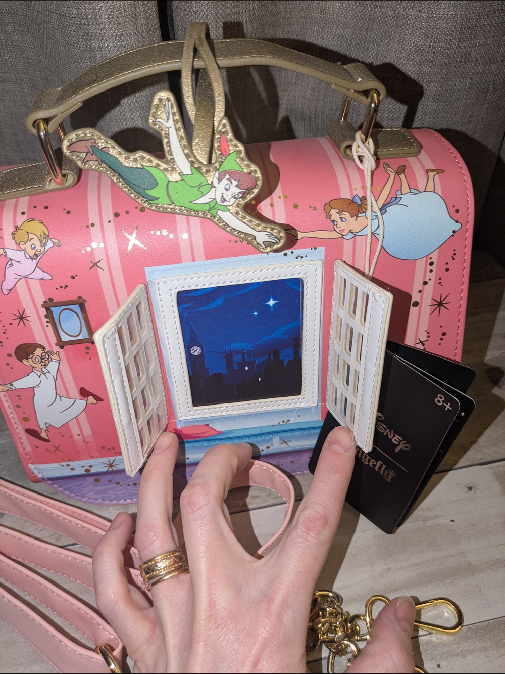 Loungefly Disney Peter Pan You Can Fly 70th Anniversary Bag - Picture 6 of 12